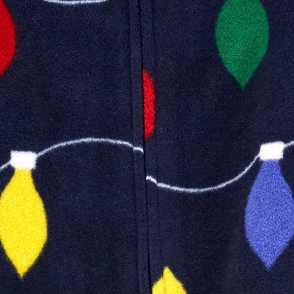 Carter's Baby Boy & Girl Christmas Lights Fleece Sleep and Play Size 3M Footed - Picture 5 of 5